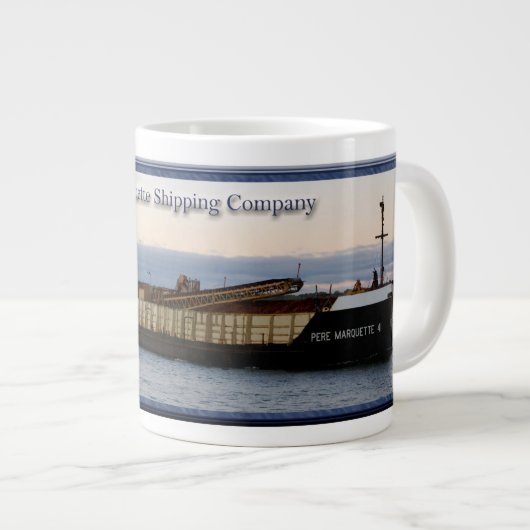Pere Marquette Shipping jumbo mok (Voorkant rechts)