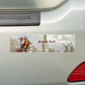 Père Noël Autocollants pour voiture Bumpersticker (Op auto)