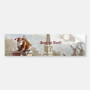 Père Noël Autocollants pour voiture Bumpersticker