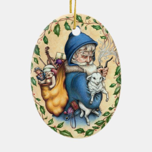Pere Noel FATHER CHRISTMAS ORNAMENT (Achterkant)