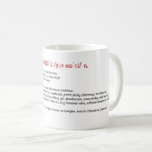 Père Noël Franse Vader Kerst Woordenboek Koffiemok (Voorkant rechts)