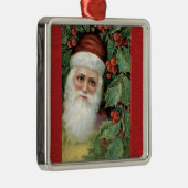 Pere Noel Metalen Ornament (Rechts)