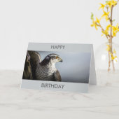 Peregrine de Kaart van de Verjaardag van de Valk (Gele Bloem)