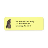 Peregrine Falcon Address Label (Voorkant)