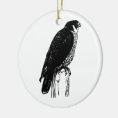 Peregrine Falcon (afbeelding) Keramisch Ornament (Links)
