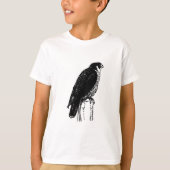 Peregrine Falcon (afbeelding) T-shirt (Voorkant)