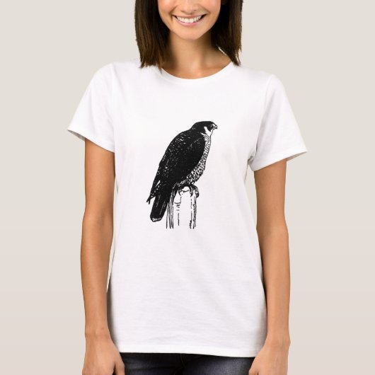 Peregrine Falcon (afbeelding) T-shirt (Voorkant)