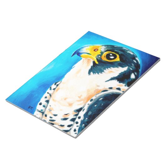 Peregrine Falcon Art Notitieblok (Schuin)