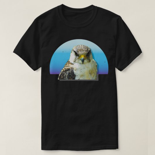 Peregrine Falcon Birdwatch Sunset  Mannen W T-shirt (Design voorkant)