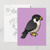 Peregrine Falcon Briefkaart (Voorkant / Achterkant)