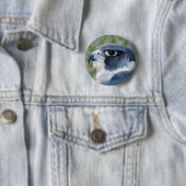 Peregrine Falcon Button (In situ)