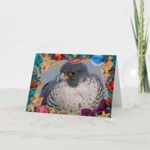 Peregrine Falcon Christmas Kaart