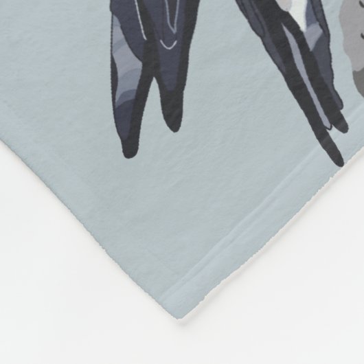 Peregrine Falcon Fleece Blanket Deken (Hoek)