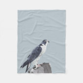 Peregrine Falcon Fleece Blanket Deken (Voorkant)