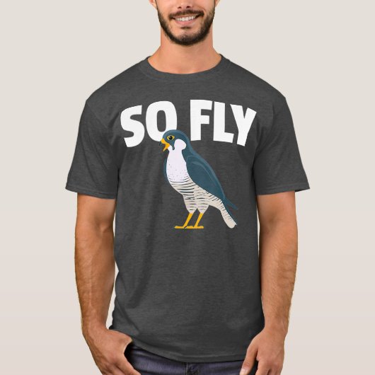 Peregrine Falcon Gift for a Birdwatcher T-shirt (Voorkant)