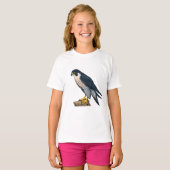 Peregrine falcon  Girls' T-Shirts (Voorkant volledig)