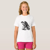 Peregrine falcon  Girls' T-Shirts (Voorkant volledig)