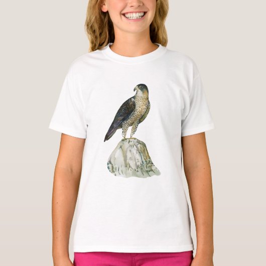Peregrine falcon  Girls' T-Shirts (Voorkant)