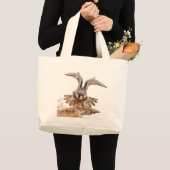 Peregrine Falcon Grote Tote Bag (Voorkant (product))