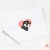 Peregrine Falcon Hart Sticker (Envelop)