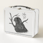 Peregrine Falcon in boomtakken met handschrift (Voorkant)