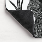 Peregrine Falcon in boomtakken met handschrift Muismat (Hoek)