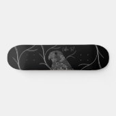 Peregrine Falcon in boomtakken met handschrift Persoonlijk Skateboard (Horizontaal)