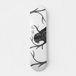Peregrine Falcon in boomtakken met handschrift Persoonlijk Skateboard