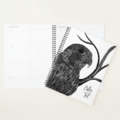 Peregrine Falcon in boomtakken met handschrift Planner (Display)