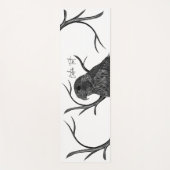 Peregrine Falcon in boomtakken met handschrift Yogamat (Voorkant)