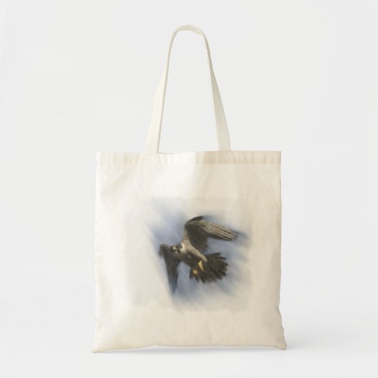 Peregrine Falcon in Flight Tote Bag (Voorkant)