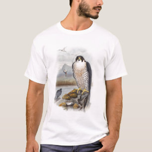Peregrine Falcon John Gould Birds of Great Britain T-shirt