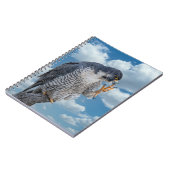 Peregrine Falcon langs de Hudson rivier Notitieboek (Linkerzijde)