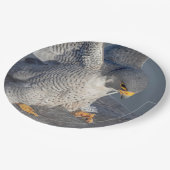 Peregrine Falcon langs de Hudson rivier Papieren Bordje (Gekanteld)