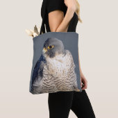 Peregrine Falcon langs de Hudson rivier Tote Bag (Dichtbij)
