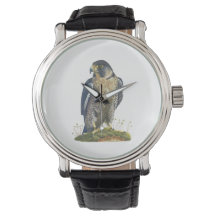 Peregrine Falcon Leather vastgebonden polshorloge