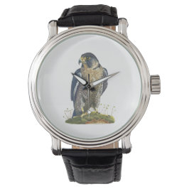 Peregrine Falcon Leather vastgebonden polshorloge Horloge