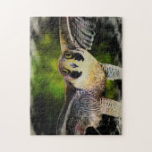 Peregrine Falcon Legpuzzel (Verticaal)
