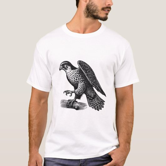 Peregrine falcon  Men's T-Shirts (Voorkant)