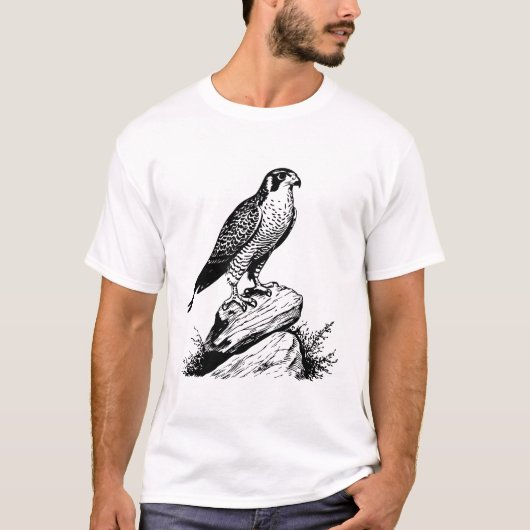Peregrine falcon  Men's T-Shirts (Voorkant)