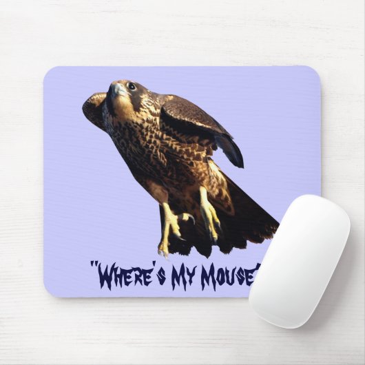 PEREGRINE FALCON Mousepad Muismat (Met muis)