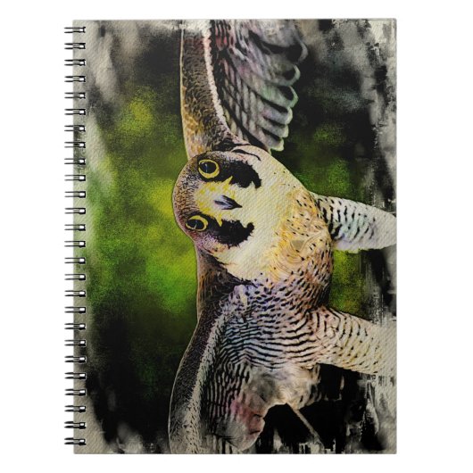 Peregrine Falcon Notitieboek (Voorkant)