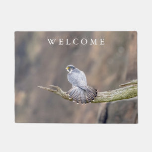 Peregrine Falcon op het Palisades Interstate Park Deurmat