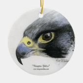 Peregrine Falcon Ornament (Voorkant)