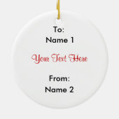 Peregrine Falcon Ornament (Achterkant)