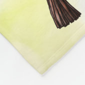 Peregrine Falcon over handschoen Fleece Deken (Hoek)