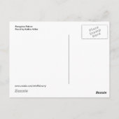 Peregrine Falcon-Pencil Briefkaart (Achterkant)