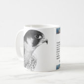 Peregrine Falcon-Pencil Koffiemok (Voorkant links)