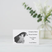 Peregrine Falcon-Pencil Visitekaartje (Staand voorkant)