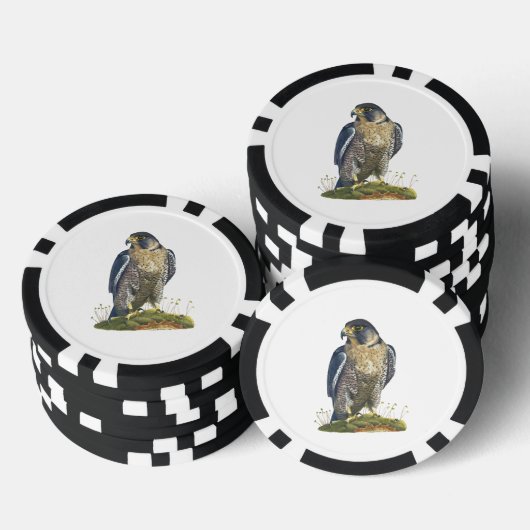 Peregrine Falcon Poker Chips (Opstapeling)